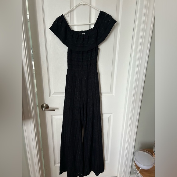 Nightcap black lace jumpsuit size small - Picture 3 of 4